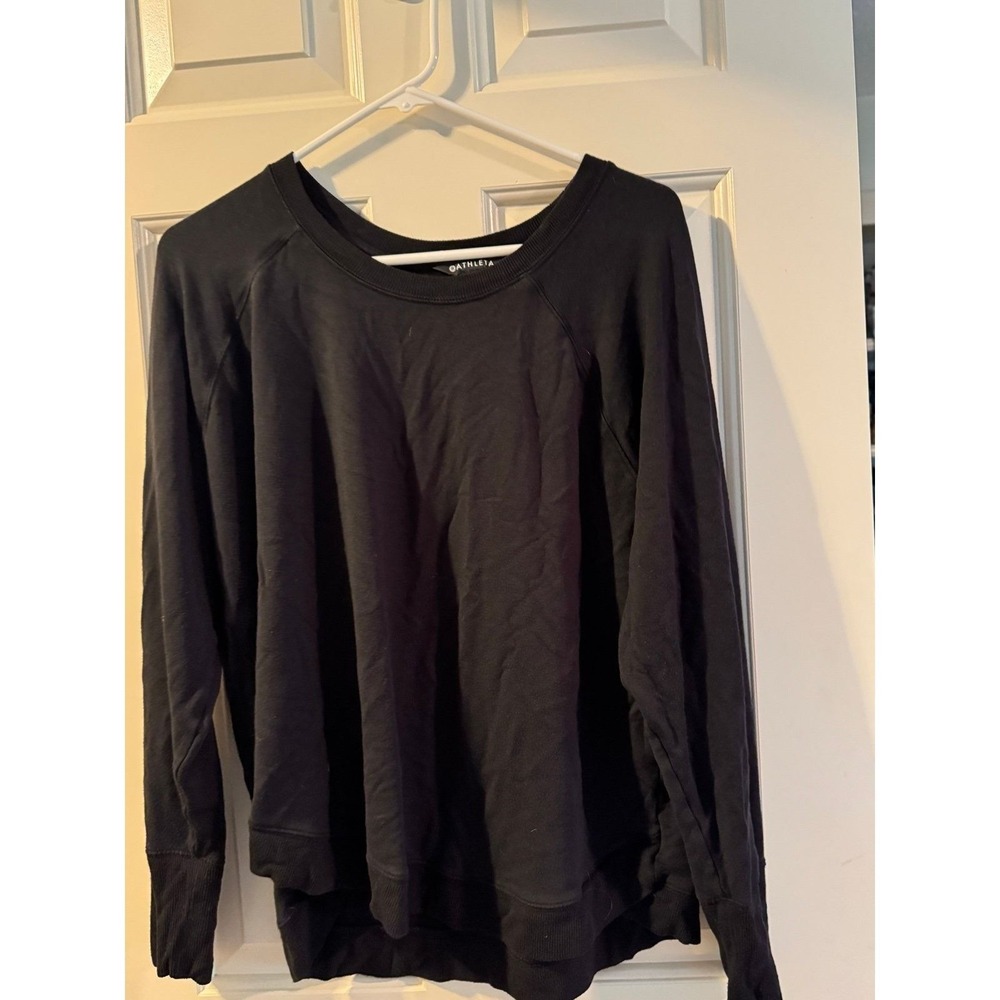 Athleta your favoraite soft sweatshirt swoop neck so soft